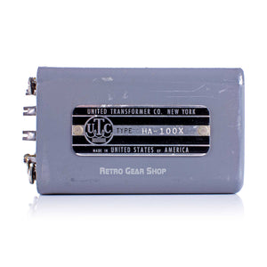 United Transformer Corporation UTC HA-100X Input Transformer Rare Vintage Analog HA100X