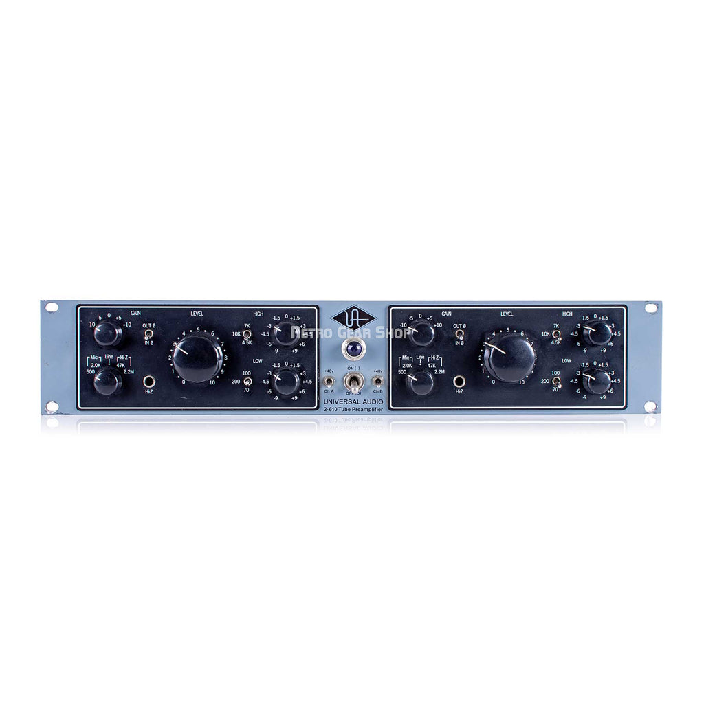 Universal Audio Model 2-610 Dual Channel Tube Preamp Preamplifier