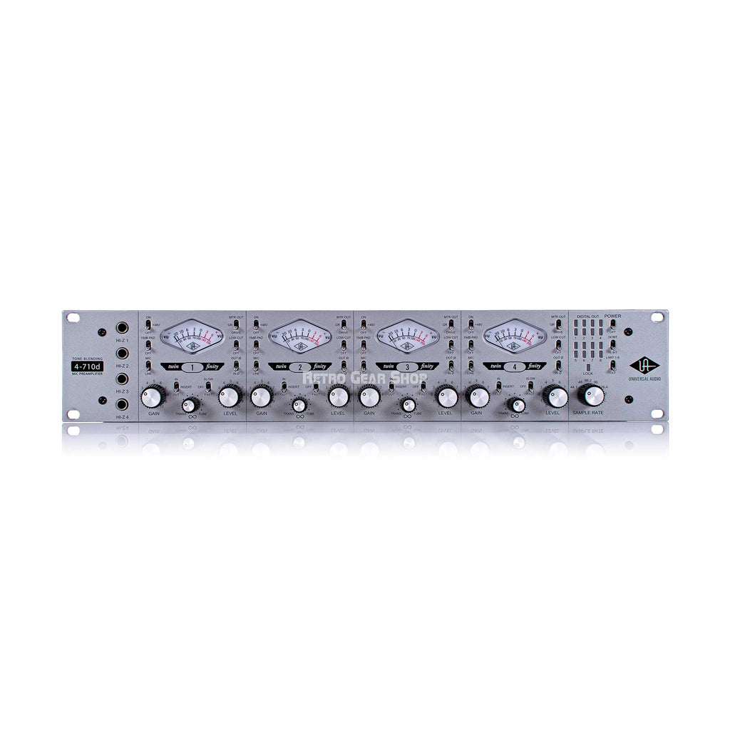 Universal Audio 4-710d 4-Channel Tone Blending Mic Preamp