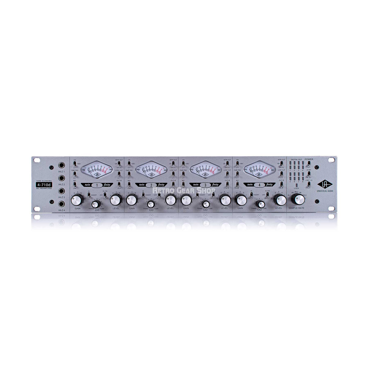 Universal Audio 4-710d 4-Channel Tone Blending Mic Preamp