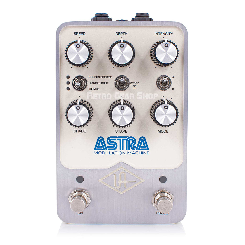 Universal Audio Astra Modulation Machine Tube Tremelo Flanger Chorus Guitar Effect Pedal