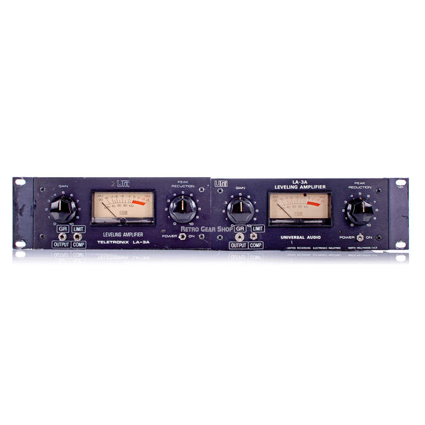 Urei LA-3A Pair LA3A Vintage Rare Compressor Teletronix Universal Audio Serviced owned by Puff Daddy from Daddy's House Recording Studio