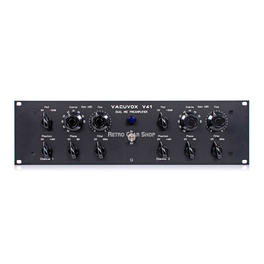 Vacuvox V41 Dual Mic Tube Preamp Microphone Preamplifier