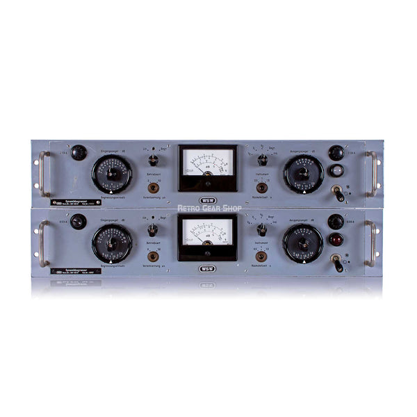 WSW Siemens Dynamikbegrenzer 601430B Rare Vintage Compressor Limiter Stereo Pair
