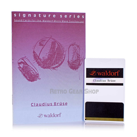 Waldorf Microwave Signature Series Sound Card Claudius Brüse