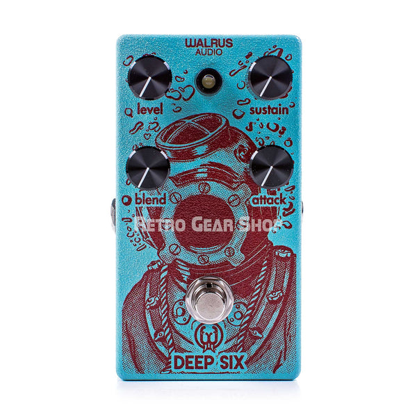 Walrus Audio Deep Six Compressor Sustain Guitar Effect Pedal