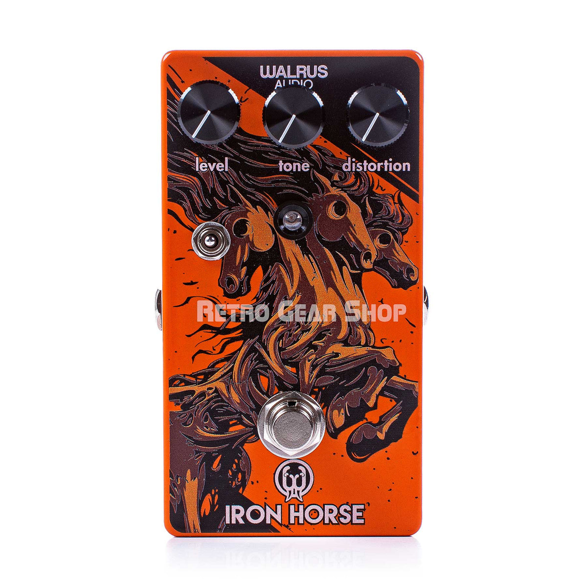 楠*本様 WALRUS AUDIO IRON HORSE V2 ディストーション Walrus Audio IRON HORSE: シリコン／LEDクリッピングの比率を自由に
