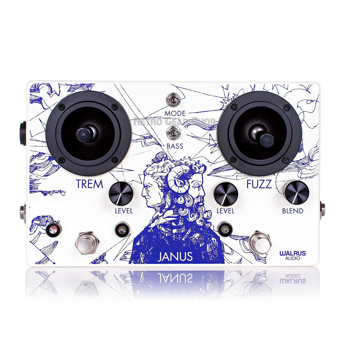 janus double bass pedal Walrus Audio Janus Fuzz Tremolo with Joystick Control Guitar Effect– Retro Gear Shop