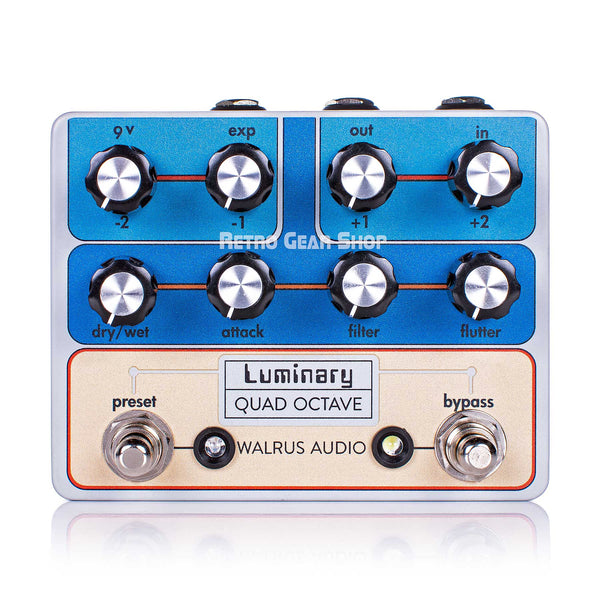 Walrus Audio Luminary V2 Quad Octave Generator Custom Retro Limited Edition Guitar Effect Pedal