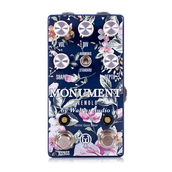 Walrus Audio Monument V2 Limited Edition Floral Series Harmonic Tap Tremolo Guitar Effect Pedal