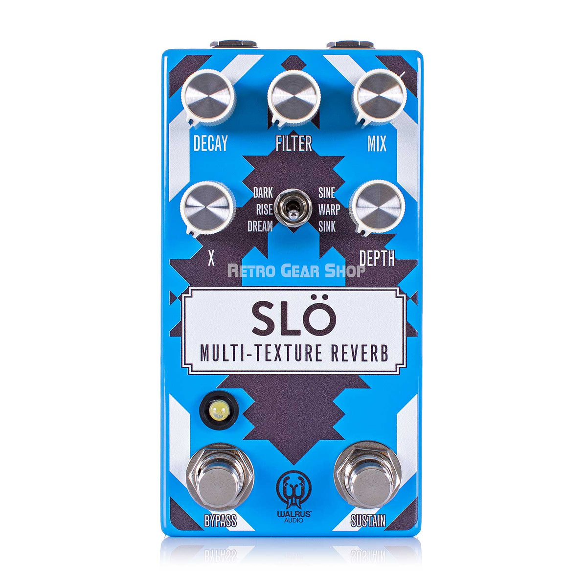slo pedal Walrus Audio Slö Reverb Santa Fe Limited Edition Guitar Effect Pedal– Retro Gear Shop