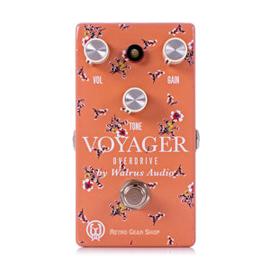 Walrus Audio Voyager Floral Series Overdrive Preamp Guitar Effect Pedal