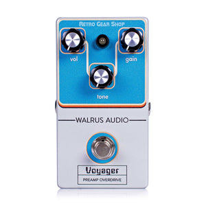 Walrus Audio Voyager Preamp Overdrive Black Friday Custom Retro Limited Edition Top