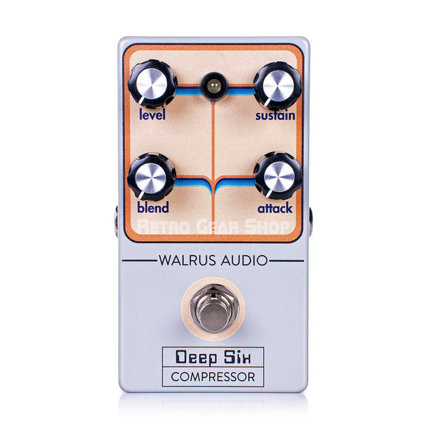 Walrus Audio Deep Six Compressor Sustain Custom Retro Limited 