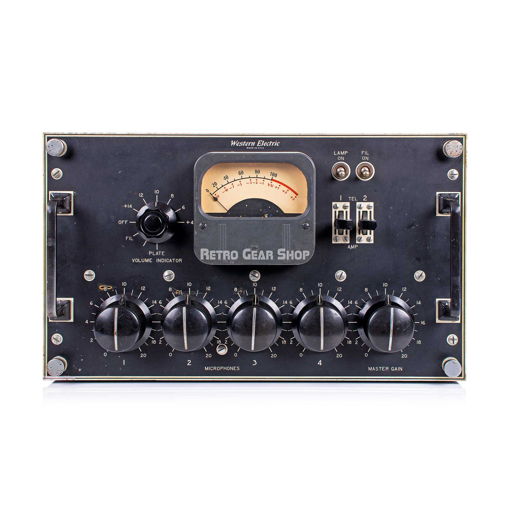 Western Electric 22D Tube Broadcast Mixer Amplifier Analog Vintage Rare