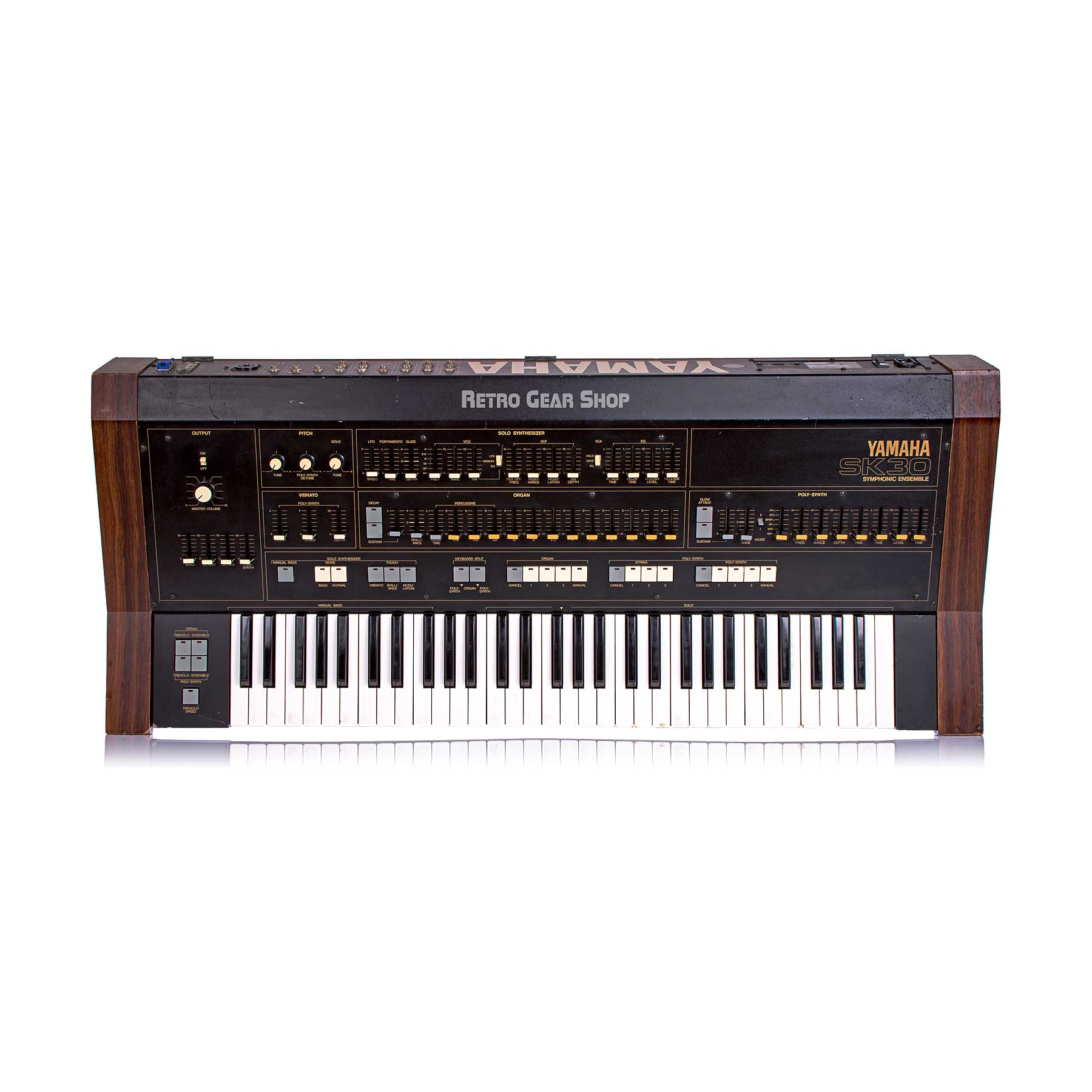 Yamaha SK30 Vintage Rare Analog Synthesizer SK-30 Keyboard– Retro