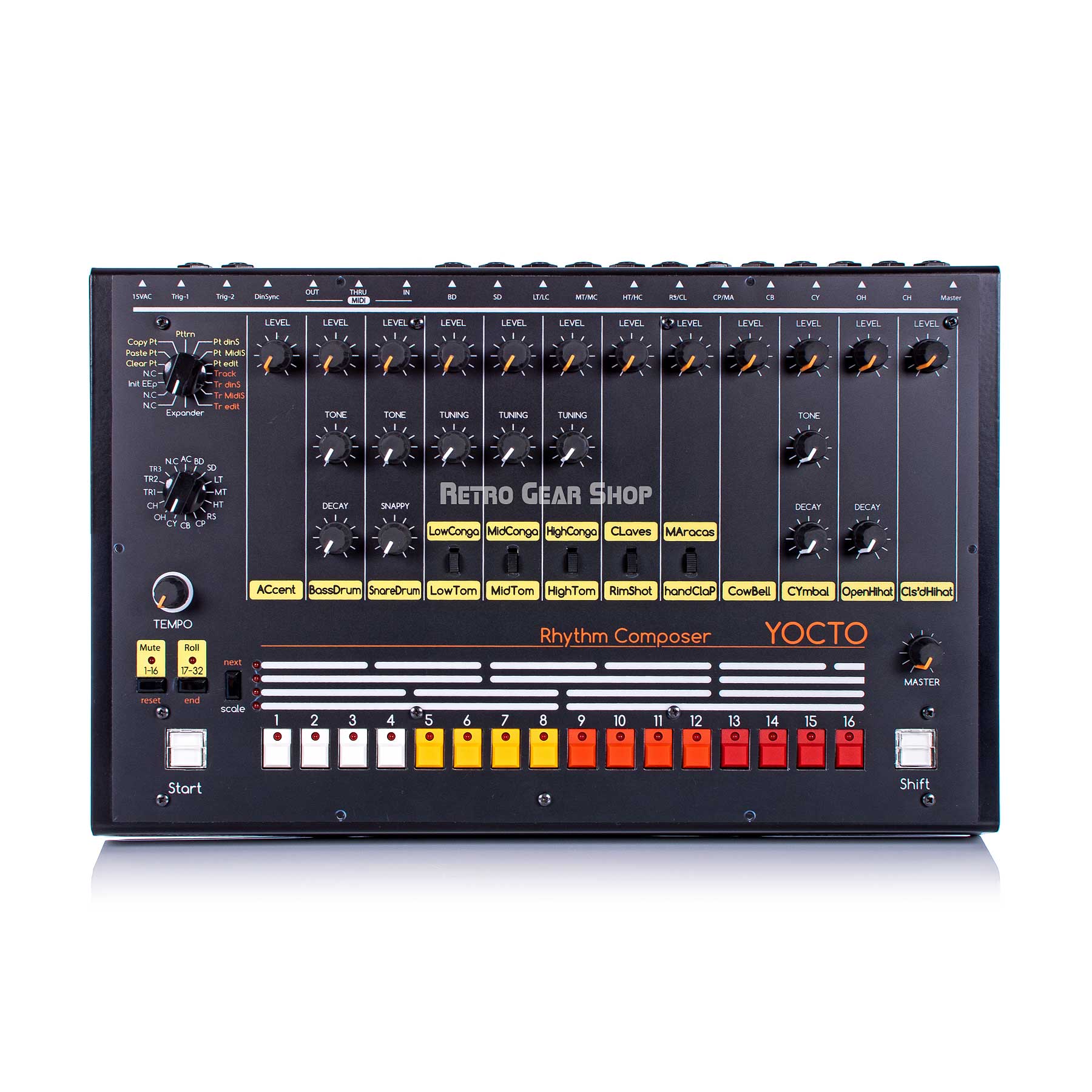 Yocto 808 Rare Analog Drum Machine Synthesizer Roland TR808 Clone