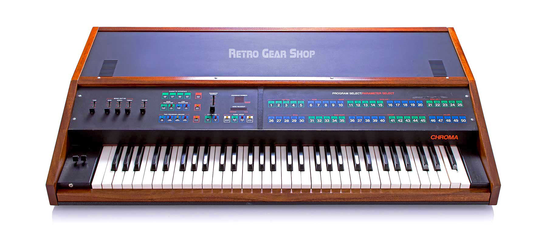 Arp Rhodes Chroma Keyboard Rare Vintage Analog Polysynth Synthesizer Synth Custom Wood