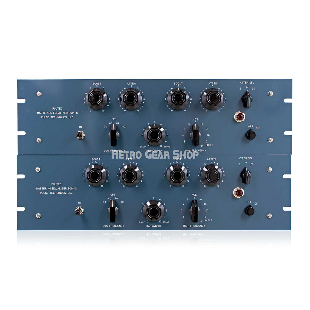Pultec EQM-1S Tube Mastering Equalizer Pair EQM1S EQ