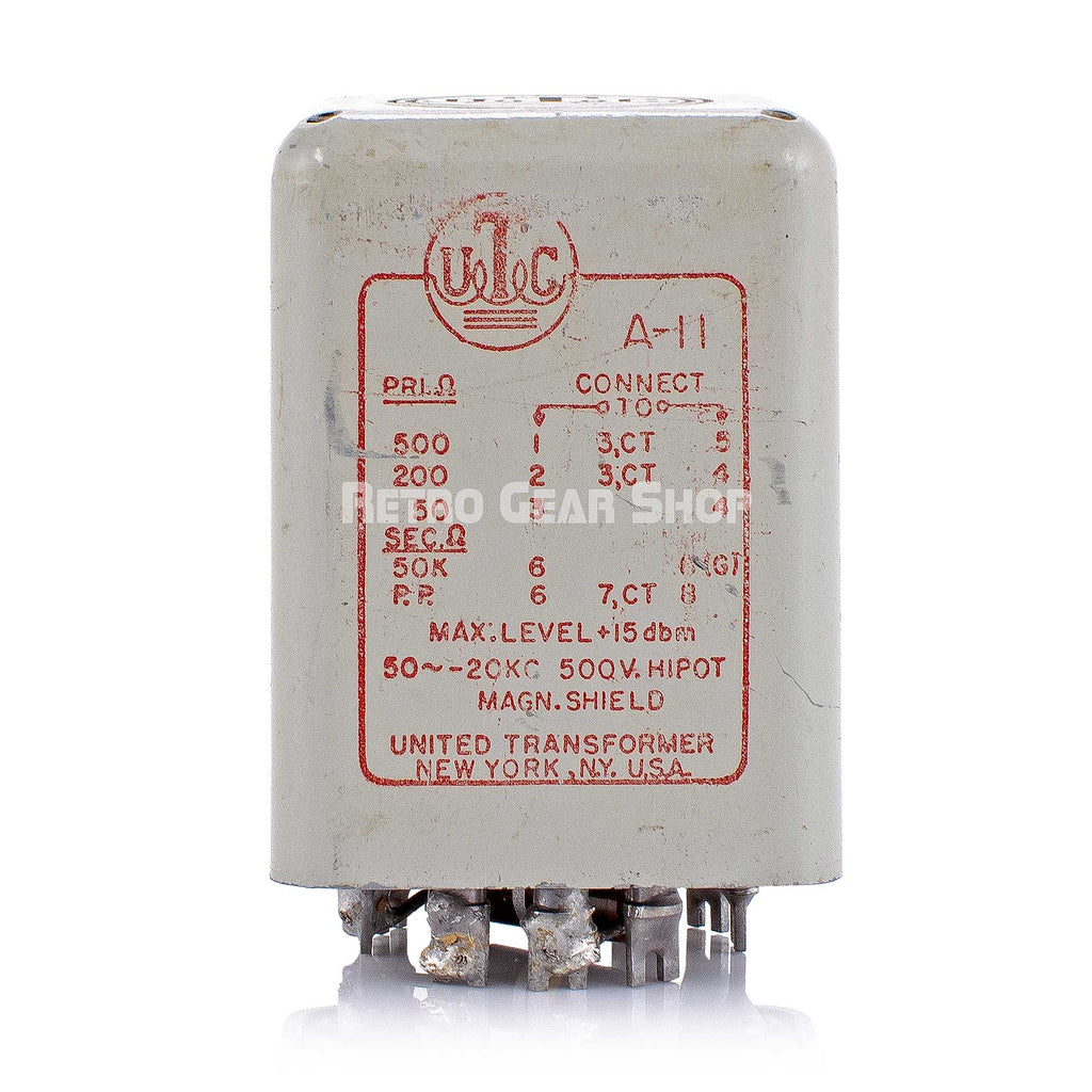 UTC United Transformer Corporation A-11 Audio Input Transformer Vintage Rare A11