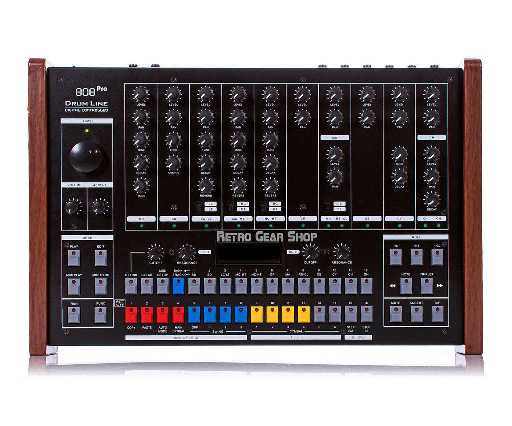 n gear juke 808 Drum Line 808Pro Rare Vintage Analog Drum Machine Roland TR-808 Clone– Retro Gear Shop