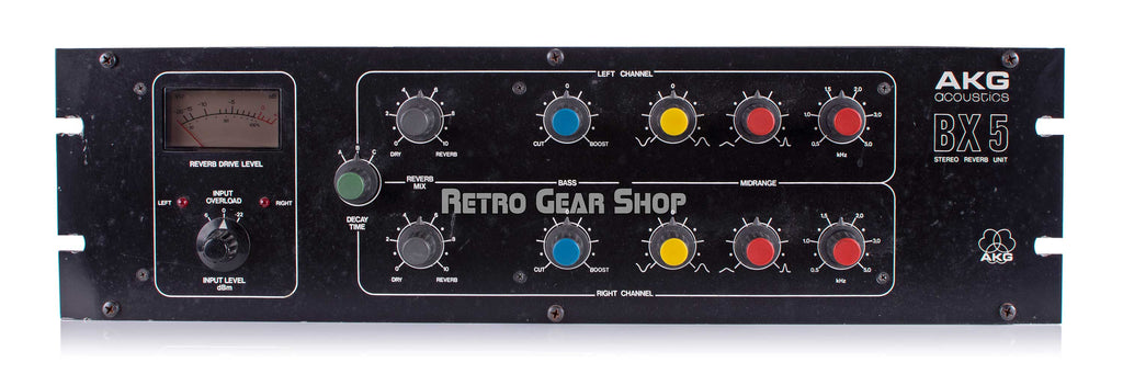 Akg Bx Rack Spring Reverb AKG Acoustics BX5 Stereo Spring Reverb Effect Unit Vintage Rare– Retro ...