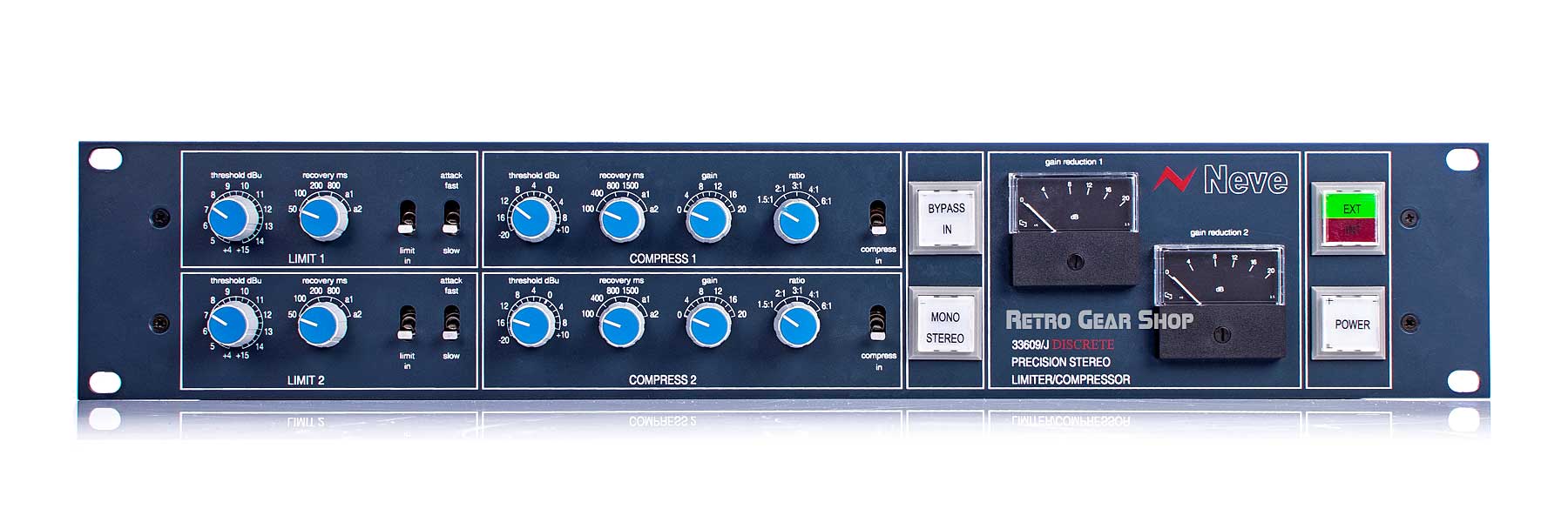AMS Neve 33609 J/D Discrete Stereo Compressor Limiter– Retro Gear Shop