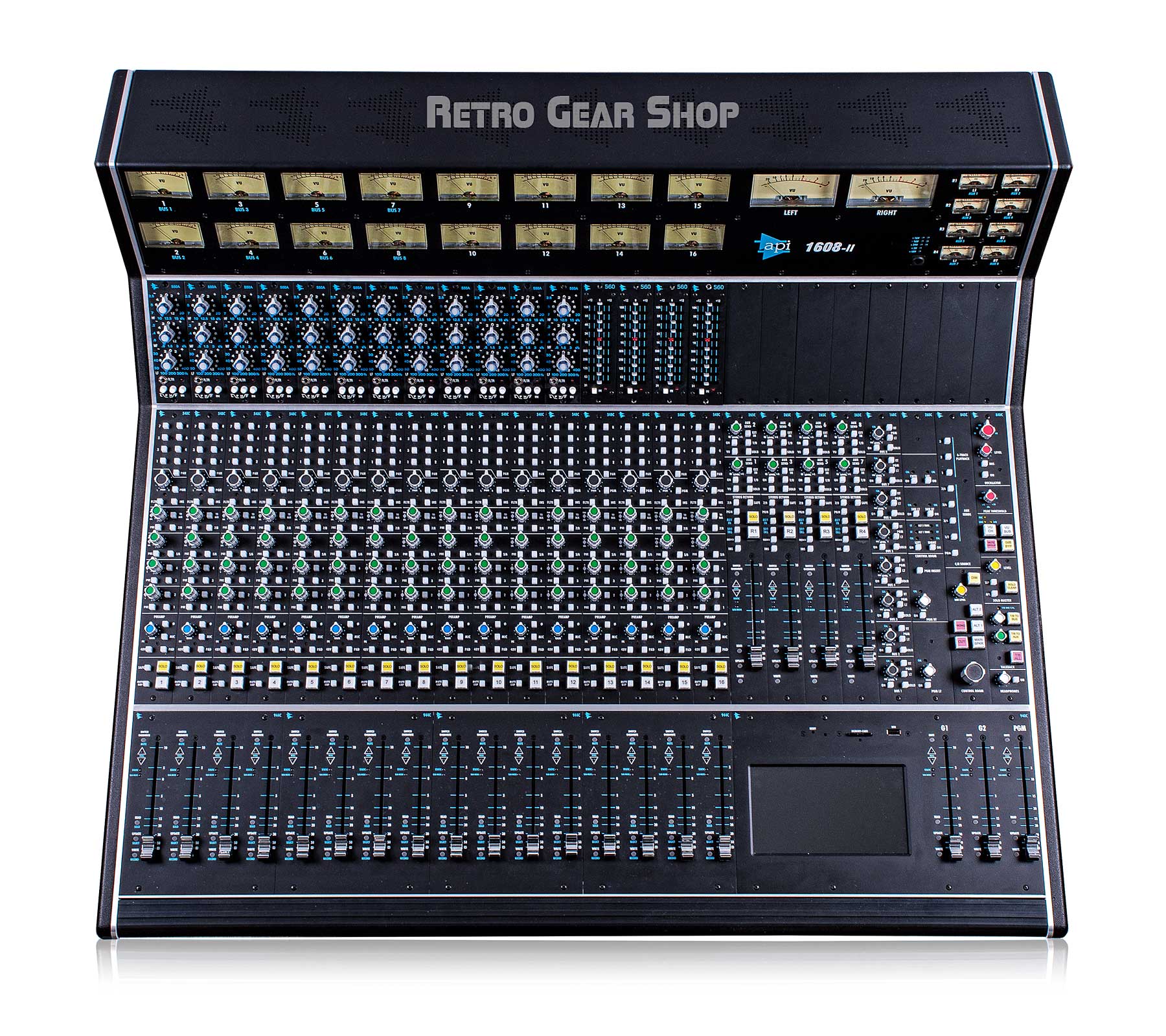API 1608-II 16 Channel Analog Recording Console Mixing Desk 550A 560 ...