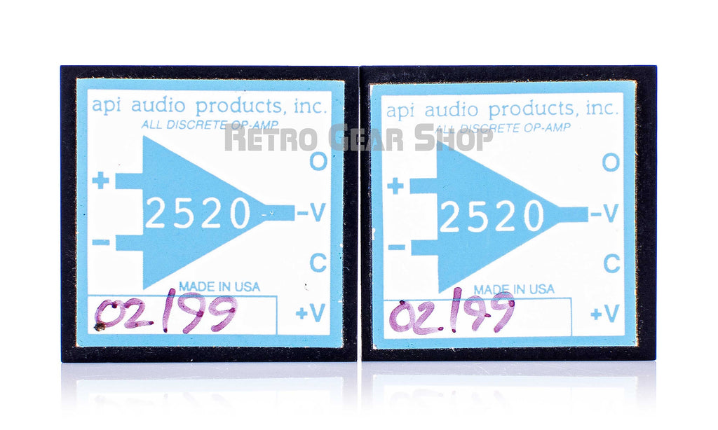 API Audio 2520 Opamps Pair Front