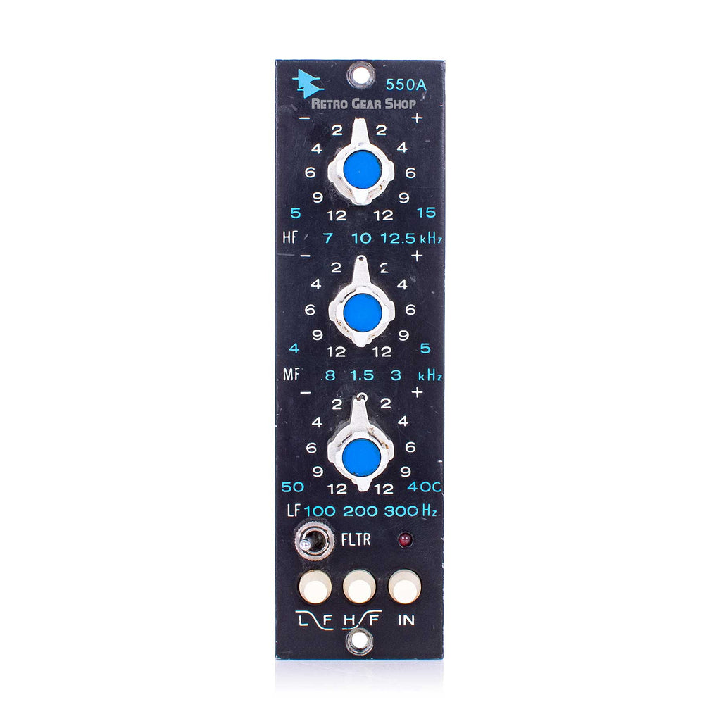 API 550A Rare Vintage 2520 Opamps  500 Series EQ Equalizer Puff Daddy Melville Farmingdale Analog