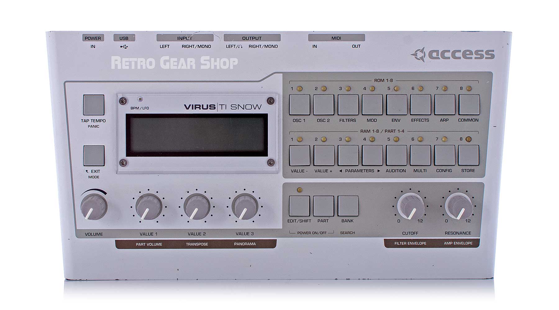 Access Virus TI Snow Desktop Digital Synthesizer– Retro Gear Shop