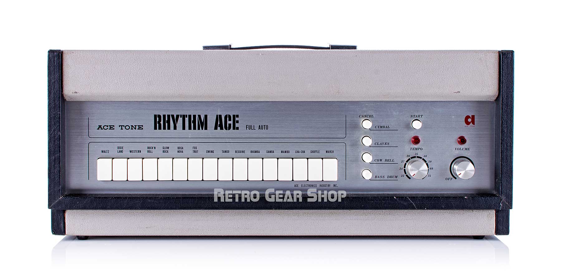 Acetone Rhythm Ace Full Auto FR-1 Rare Vintage Analog Drum Machine