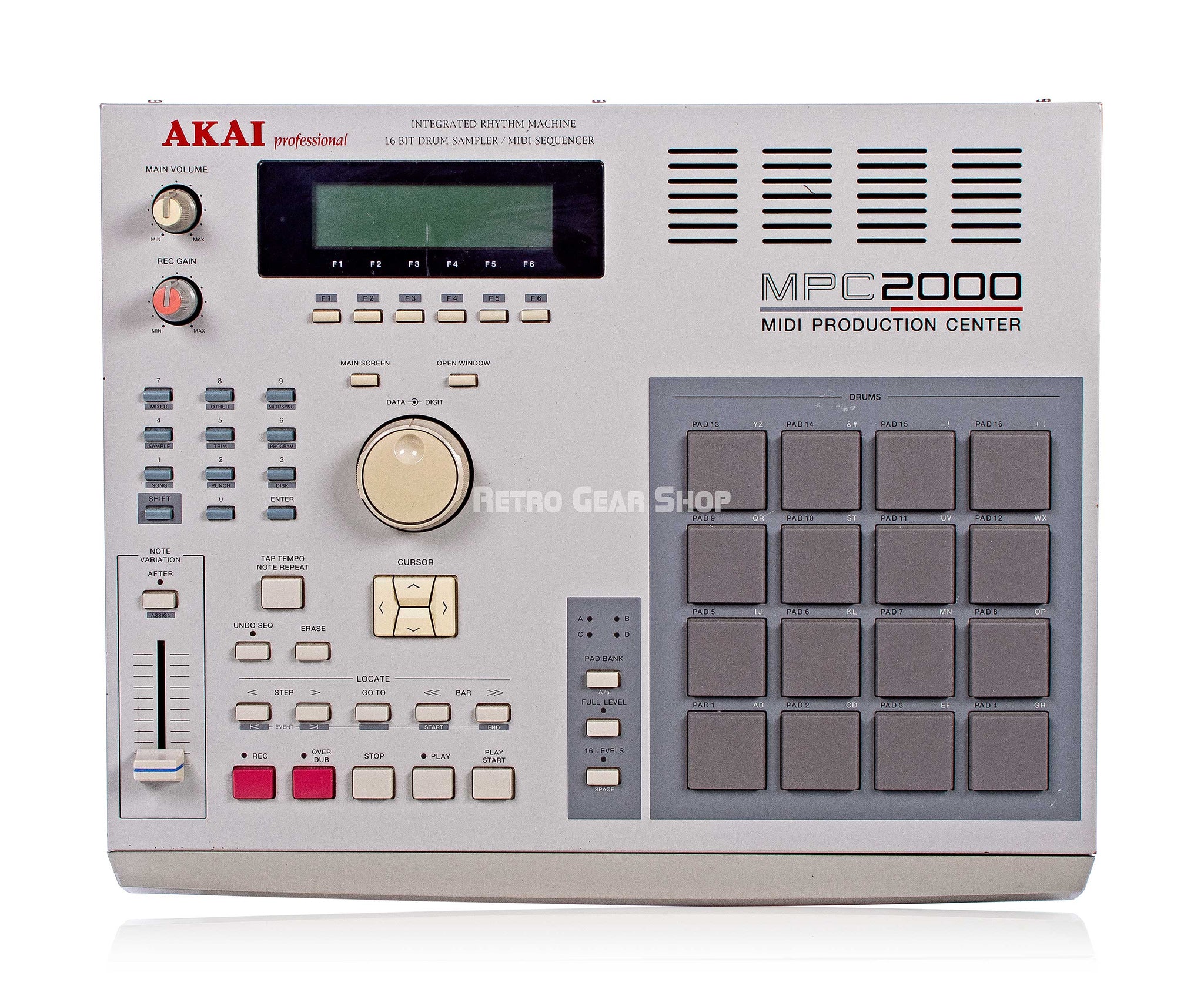 Akai Sampling Machine Akai MPC-2000 Rare Vintage Sampling Drum Machine MPC2000 – Retro Gear Shop