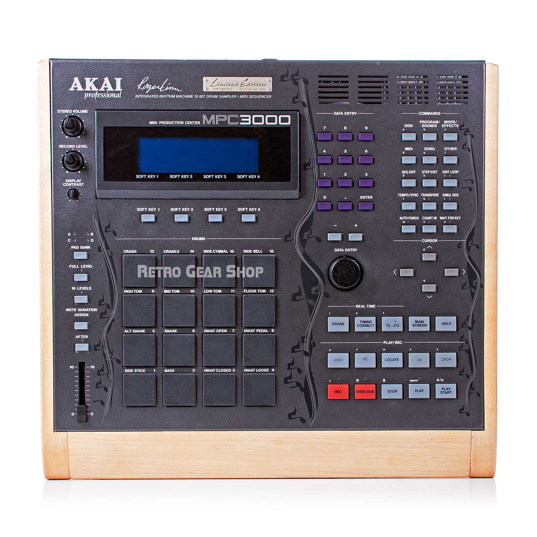 Akai MPC3000LE Custom Wood Rare Vintage Drum Machine Sampler