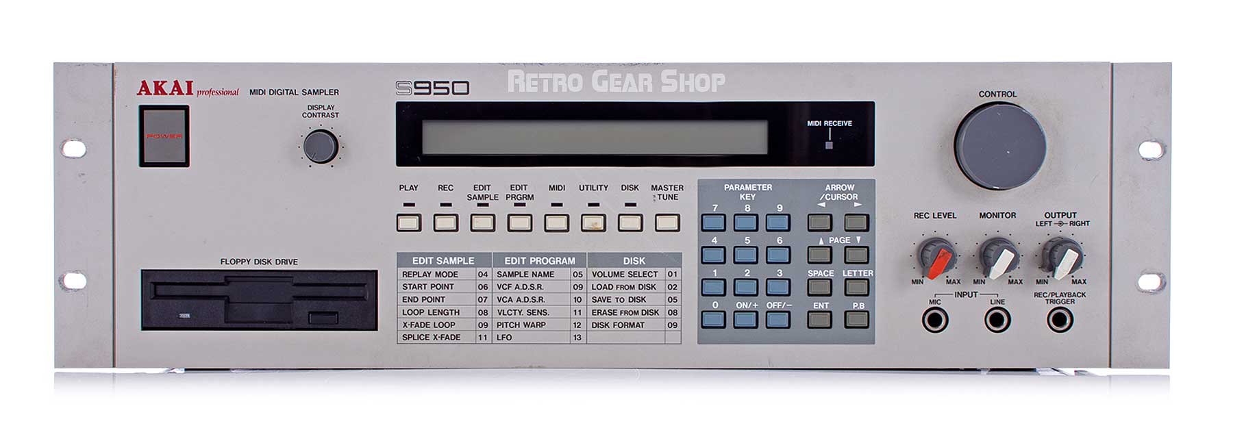 Akai S-950 Sampler Rare Vintage Synth S950 owned by Puff Daddy