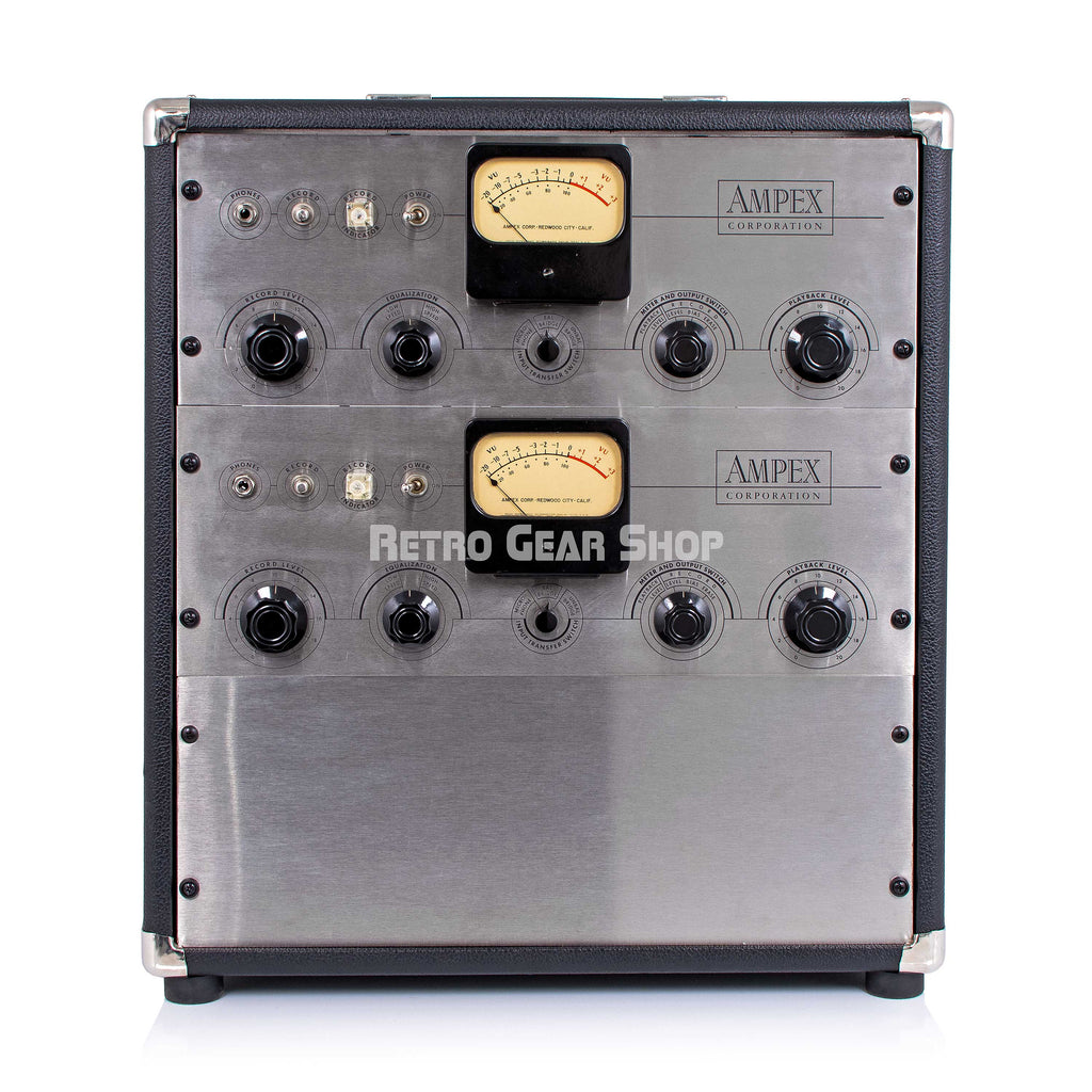 microphone preamp pedal Ampex 350 2U Mic Pre Microphone Preamp Pair PSU Racked Vintage Rare– Retro Gear Shop