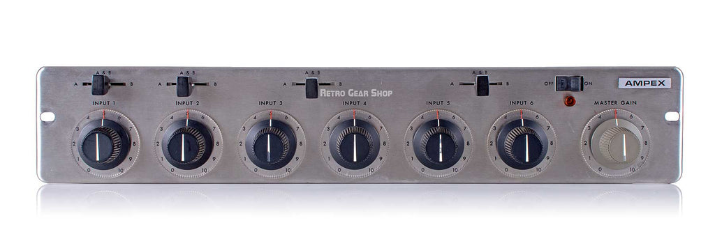 Ampex AM10 + Meter Bridge Front