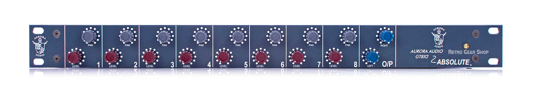 Aurora Audio GT8x2 Absolute 8 Channel 2 Bus Line Mixer