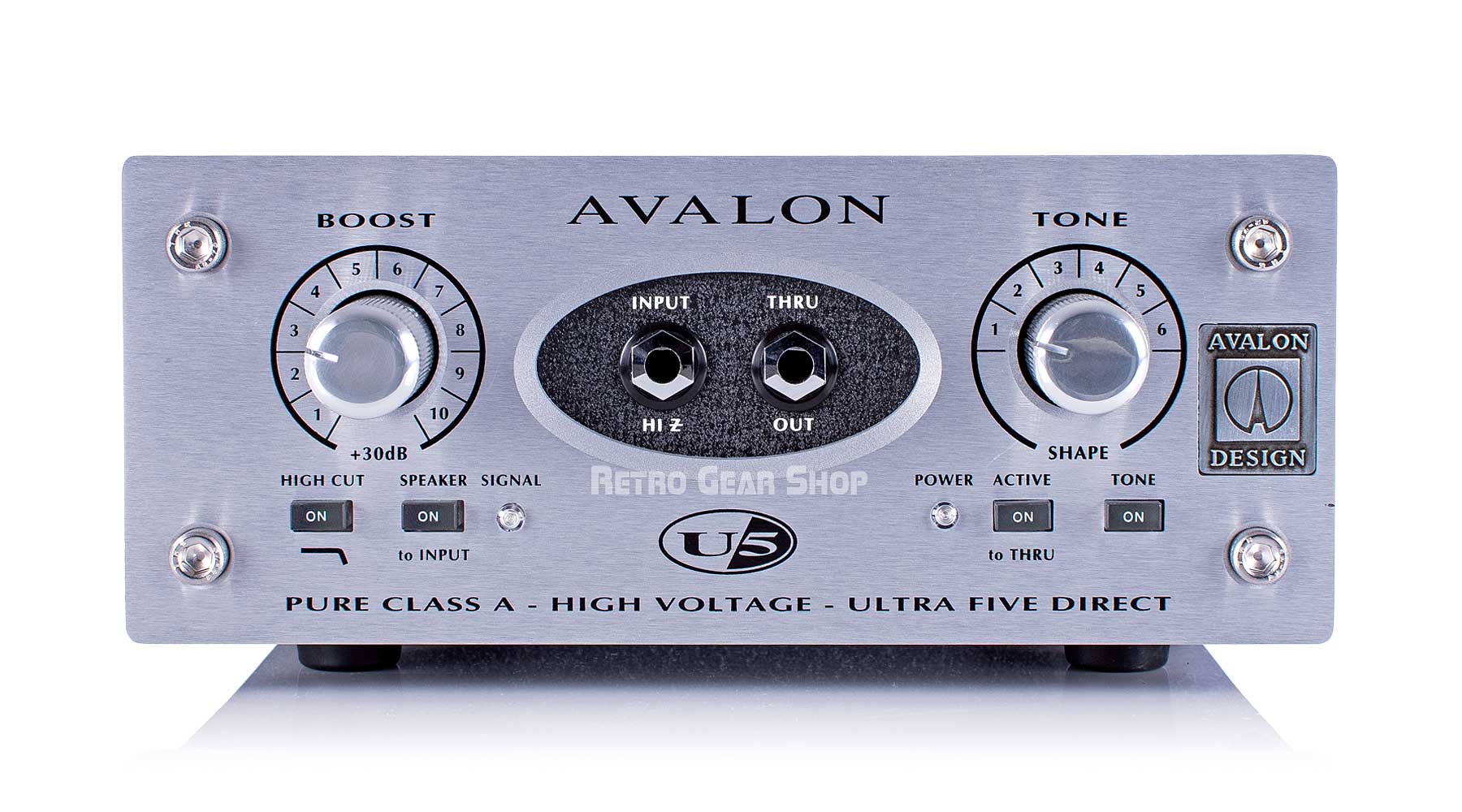 Avalon U5 Direct Box Instrument Preamplifier Class A Active DI