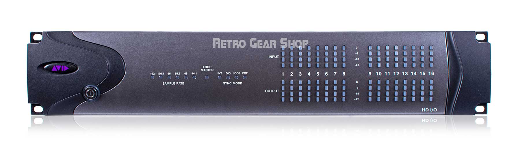 Avid HD I/O 16x8 Analog + Digital AD/DA Converter Interface– Retro