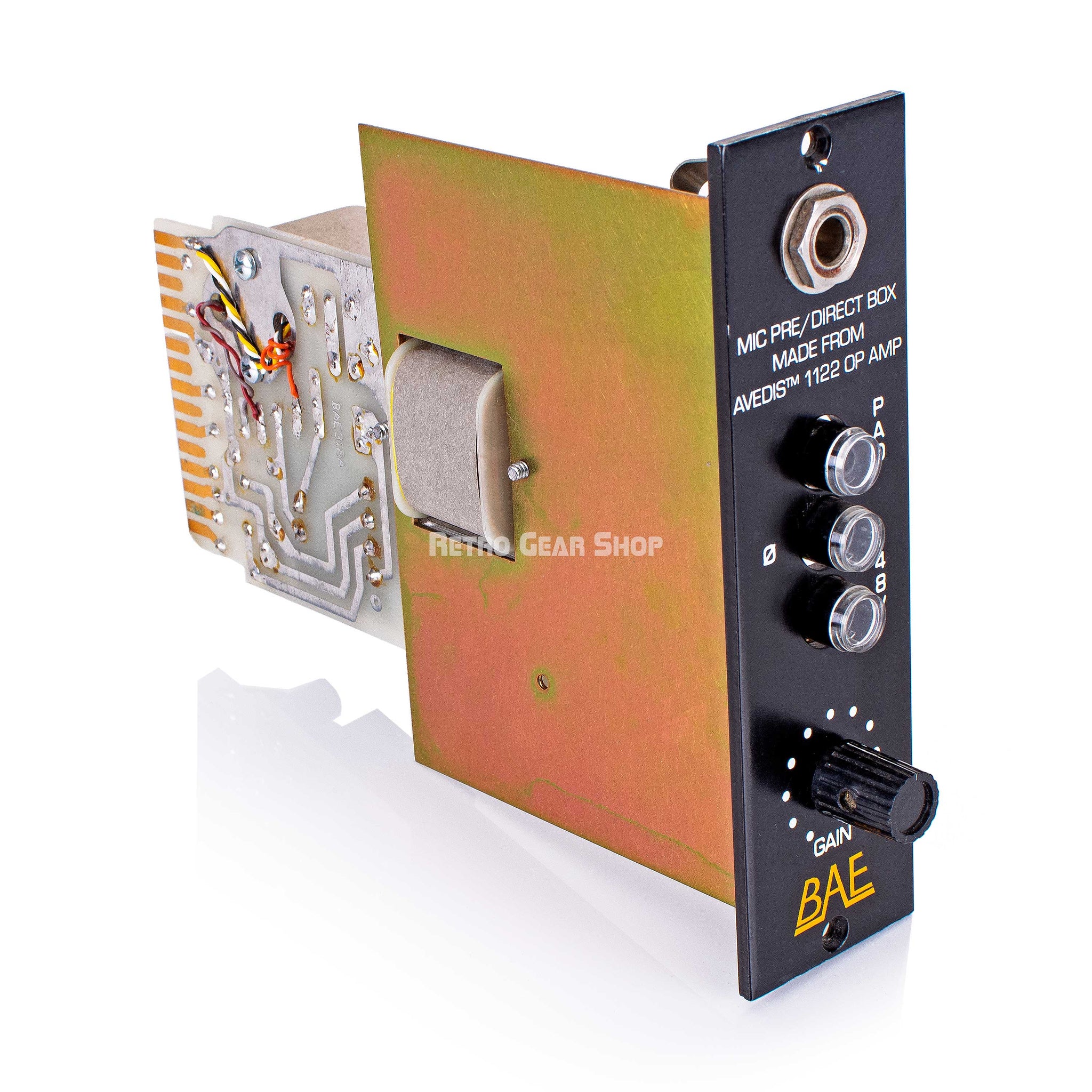 BAE 312A Brent Averill Mono Mic Pre Direct Box 500 Series Avedis Audio ...