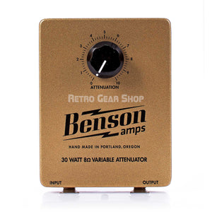 Benson Amps 30W Attentuator Top