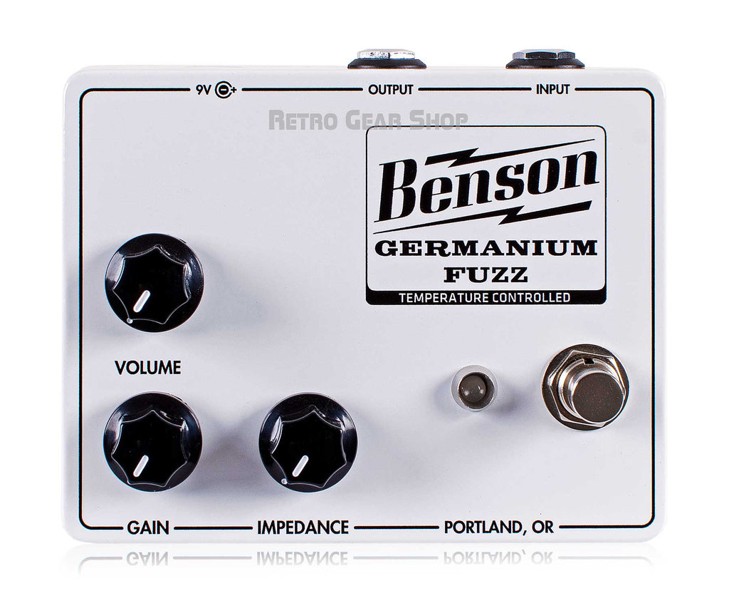 Benson Amps Germanium Solar White Fuzz Top