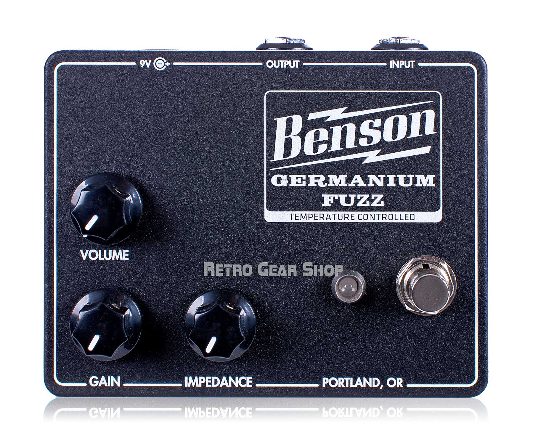 Benson Amps Germanium Fuzz Studio Black Guitar Effect Pedal– Retro