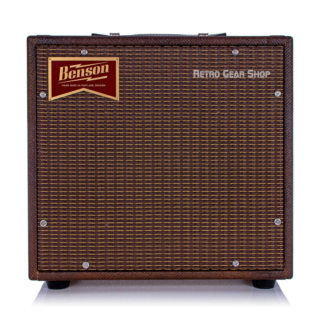 Benson Amps Nathan Junior Bourbon Burst Oxblood Front