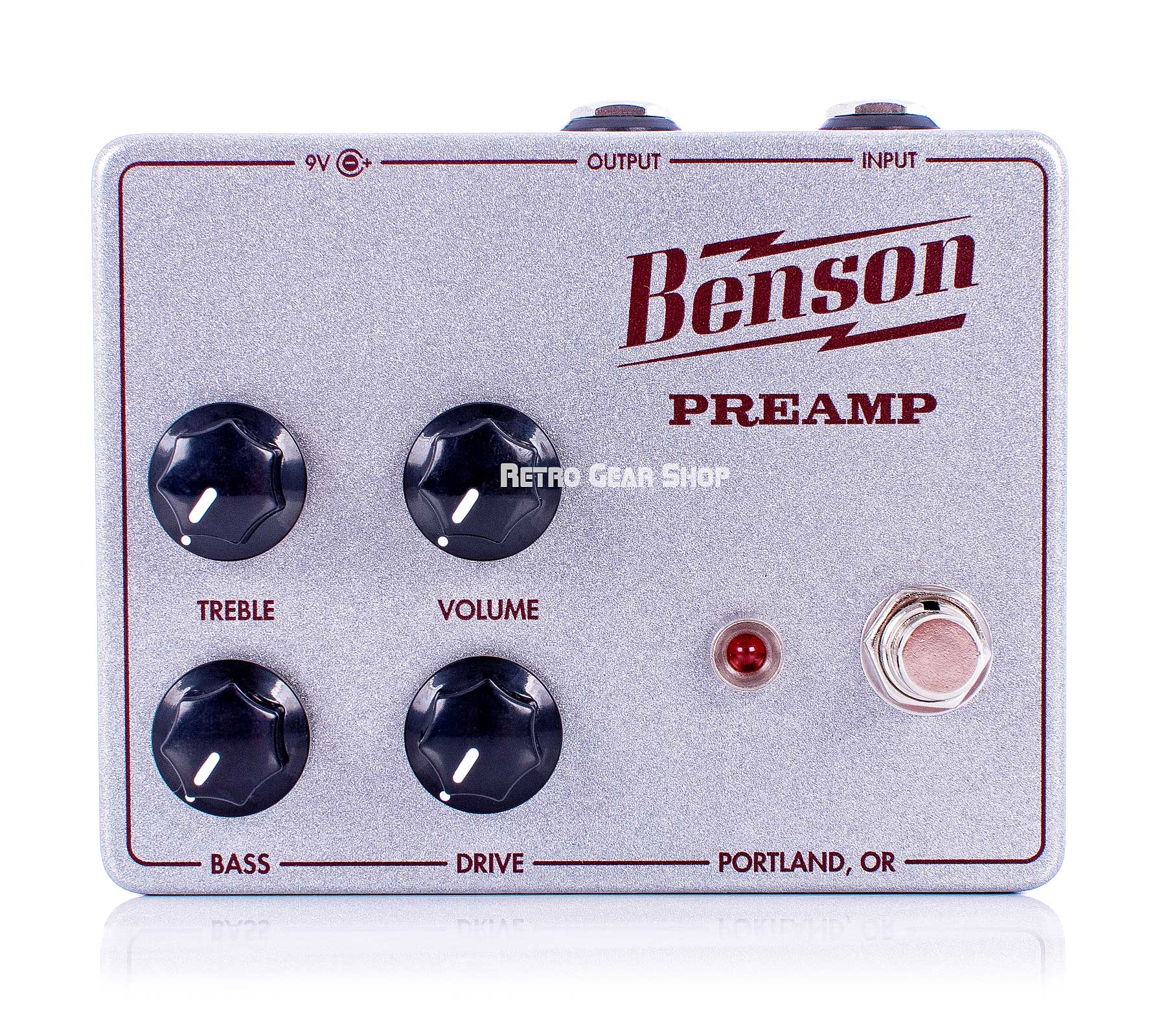 Benson Amps Preamp Silver Sparkle Oxblood Limited Edition Custom