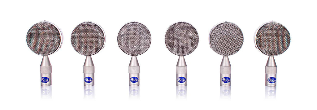 Blue Microphones Bottle 6 Capsule Set + Case B1 B2 B3 B4 B7 B8 Front