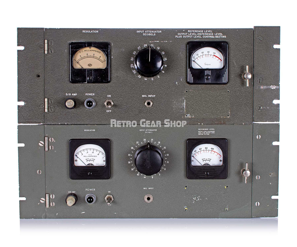 U.S. Department of Commerce CAA Tri-tronics Laboratory Vintage Rare Tube Compressor Limiter Front