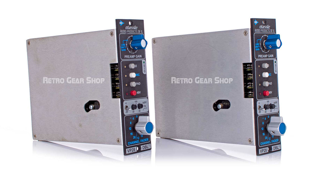 capi audio gear Capi VP28 Stereo Pair Preamp 500 Series Red Dot SL2520– Retro Gear Shop