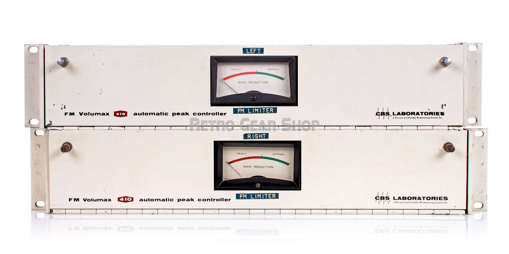 CBS FM Volumax 410 Stereo Linked Pair Front